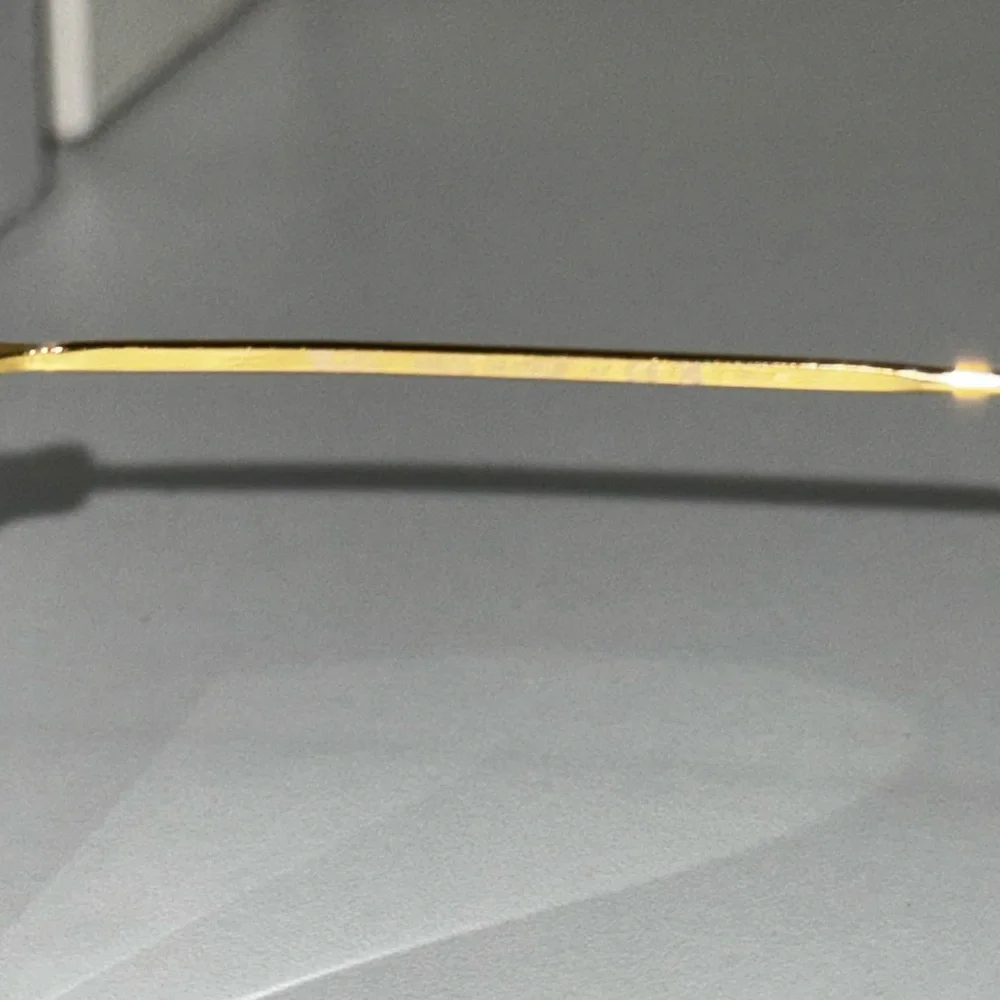Ray-Ban Gold Frame Sunglasses with Dark Lenses - Picture 7 of 9